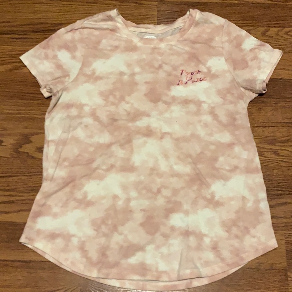 Old Navy Pink Short Sleeve T, “Power in Peace”